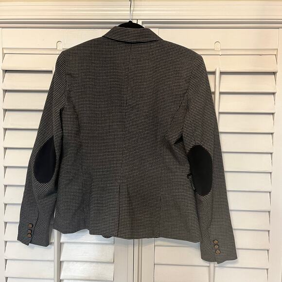 Massimo Fabbro Italy Plaid Elbow Sole Patch Blazer  Size Small - Picture 2 of 8